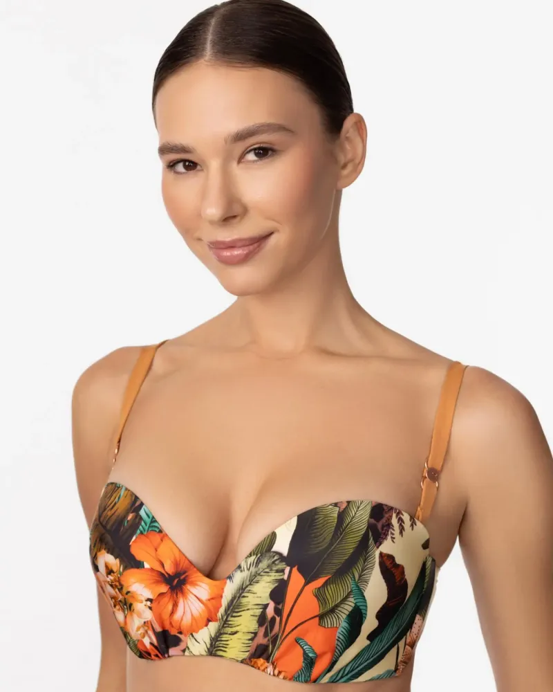 Бански горна част без банели и Push-Up ZEN GARDEN