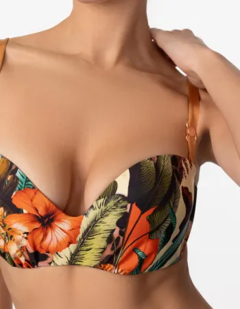 Бански горна част без банели и Push-Up ZEN GARDEN