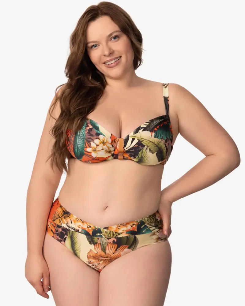 Бански долна част с висока талия ZEN GARDEN