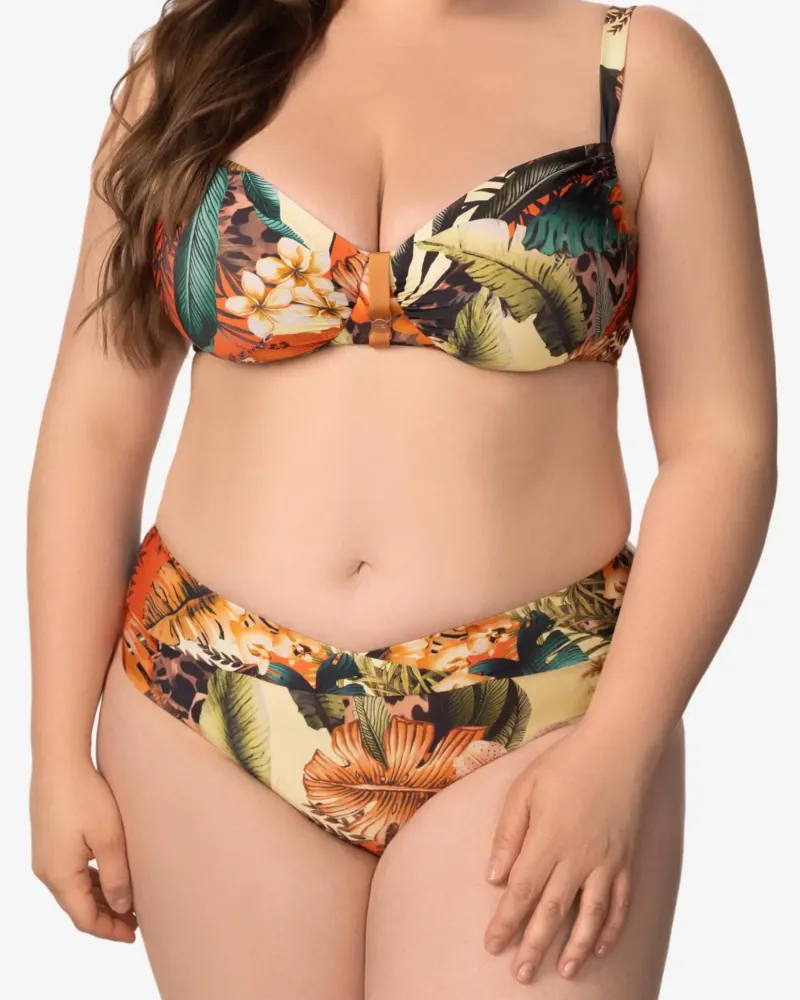 Бански долна част с висока талия ZEN GARDEN