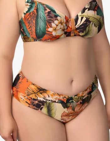 Бански долна част с висока талия ZEN GARDEN