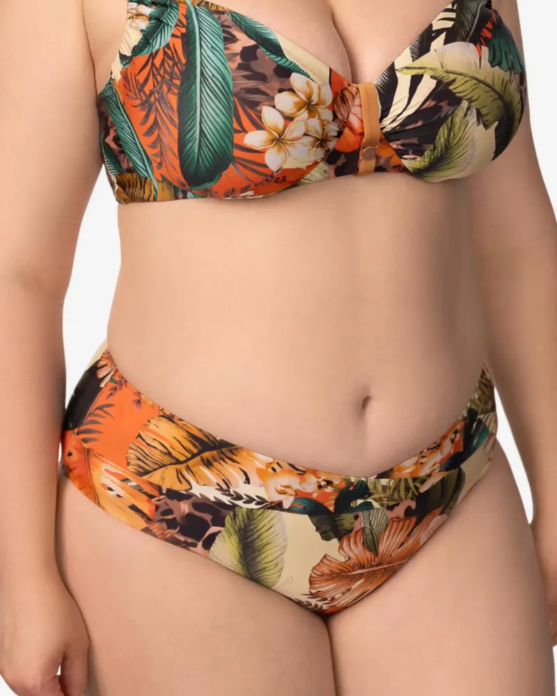 Бански долна част с висока талия ZEN GARDEN