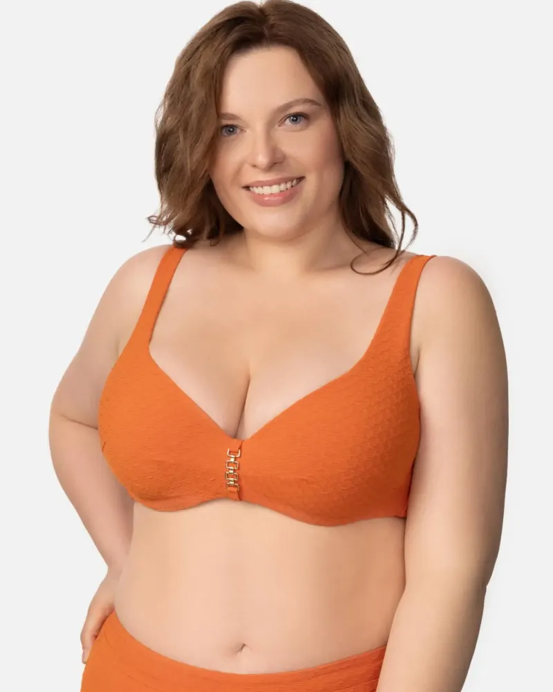 Бански горна част с банели и формовани чашки SENSATION