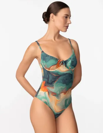 Цял бански SEA SWIRLS