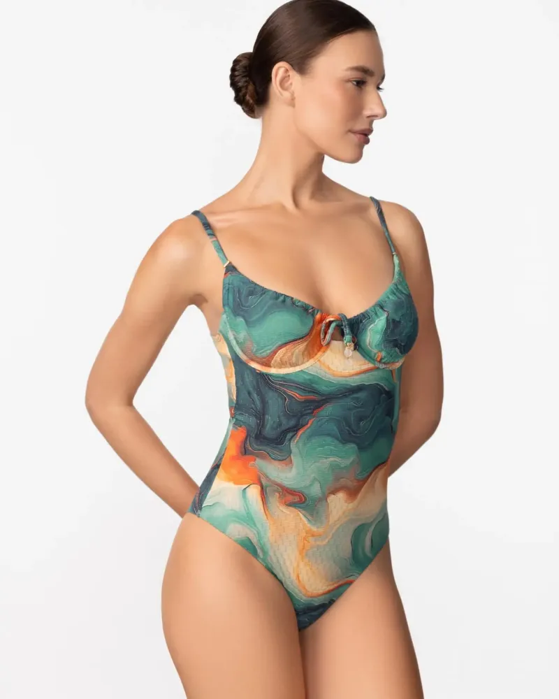 Цял бански SEA SWIRLS