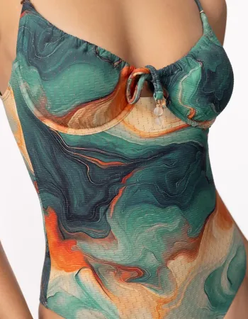 Цял бански SEA SWIRLS