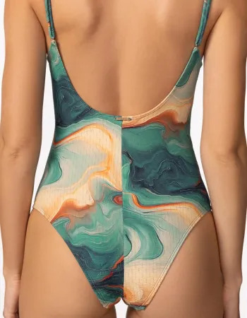 Цял бански SEA SWIRLS