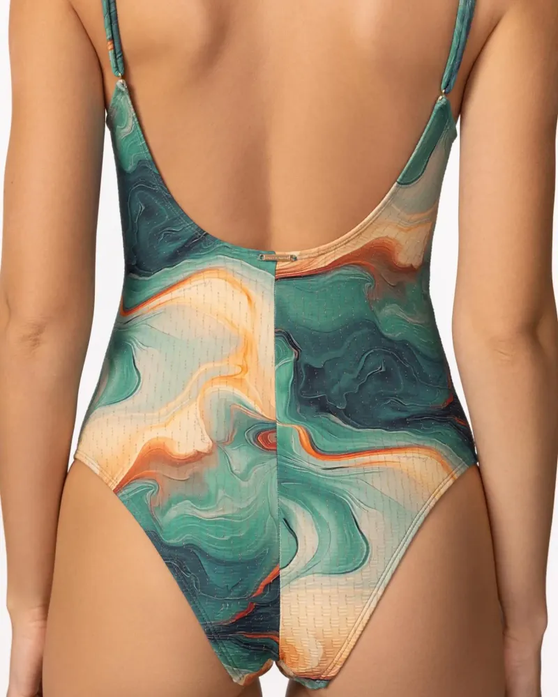 Цял бански SEA SWIRLS