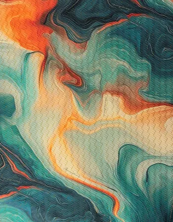 Бански горна част с Push Up SEA SWIRLS