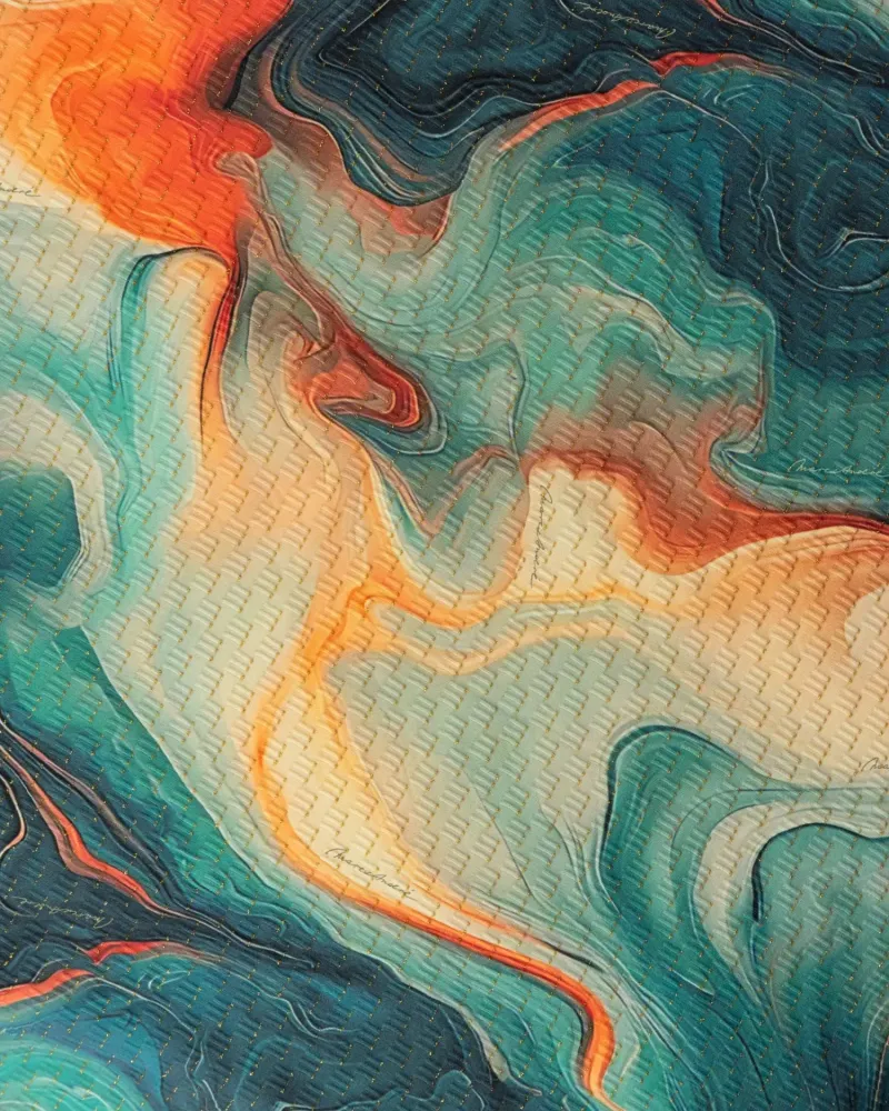 Бански горна част с Push Up SEA SWIRLS