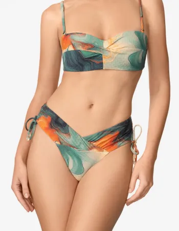Бански долна част бразилиана със средна талия SEA SWIRLS