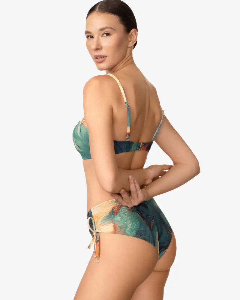 Бански долна част бразилиана със средна талия SEA SWIRLS
