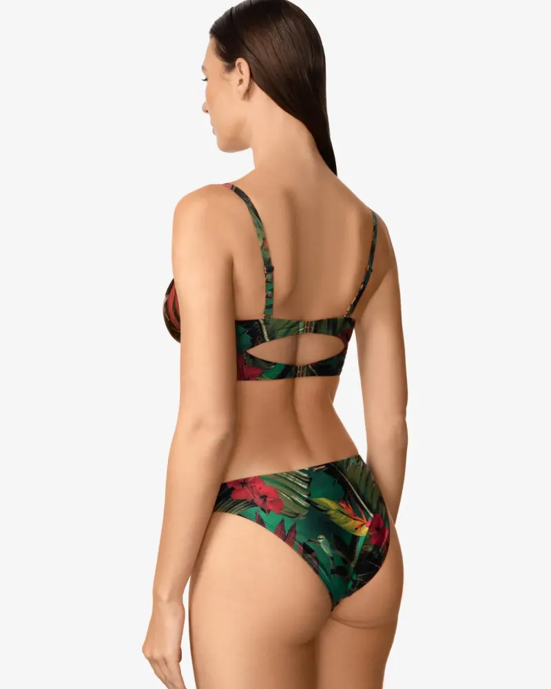 Бански горна част с банели и меки чашки WILD RHYTHM