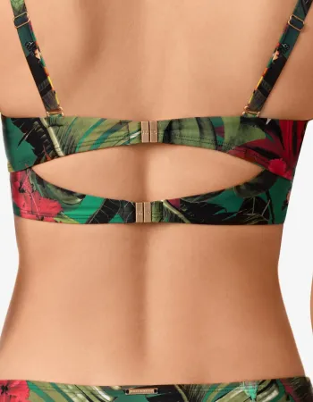 Бански горна част с банели и меки чашки WILD RHYTHM