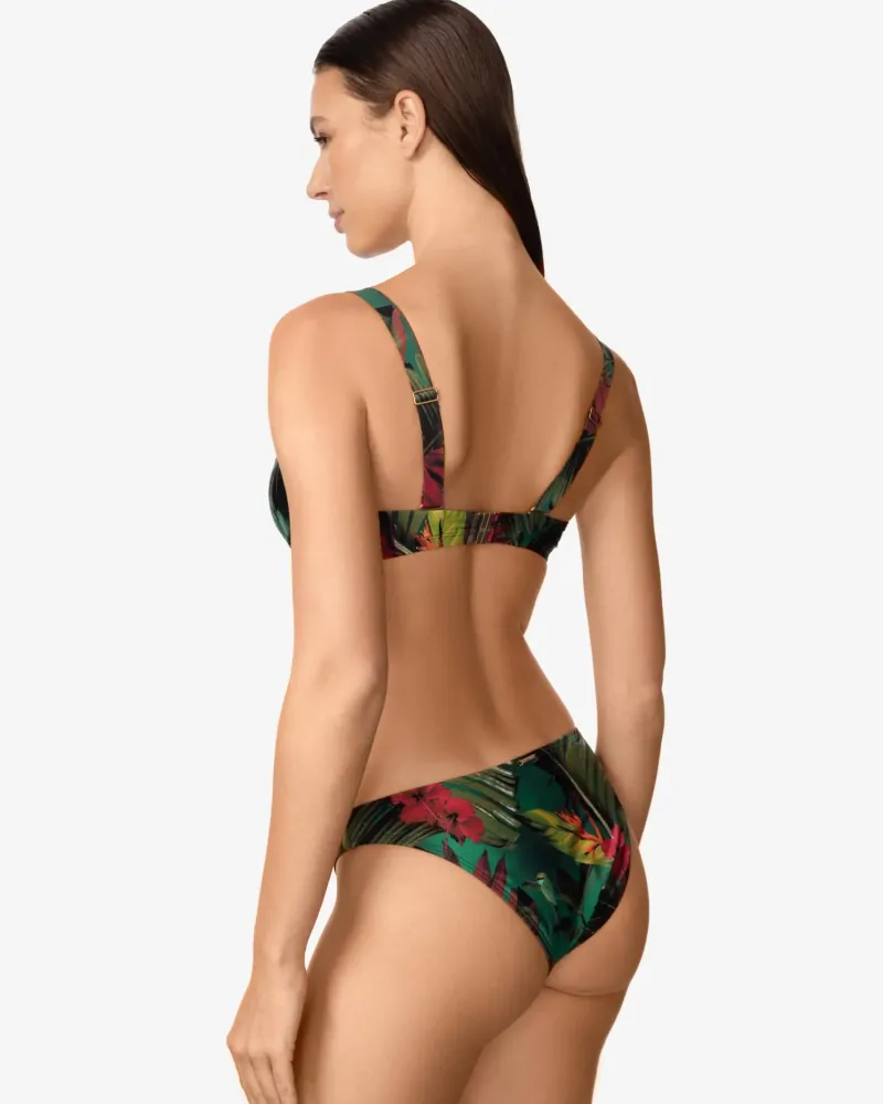 Бански горна част с меки чашки без подплънки WILD RHYTHM