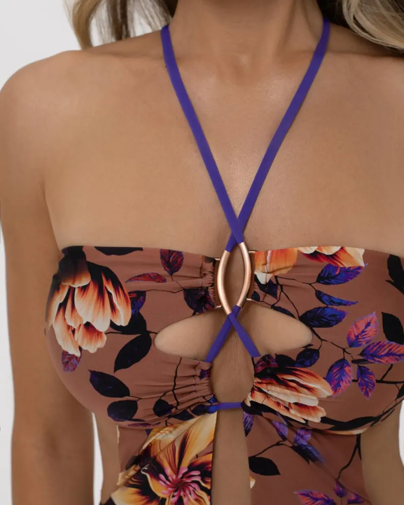 Цял бански Flower Mania