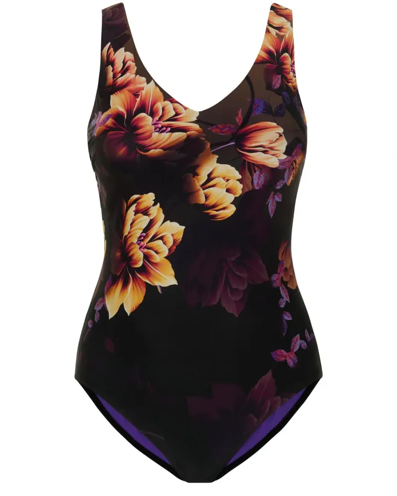 Цял бански без банел Flower Mania