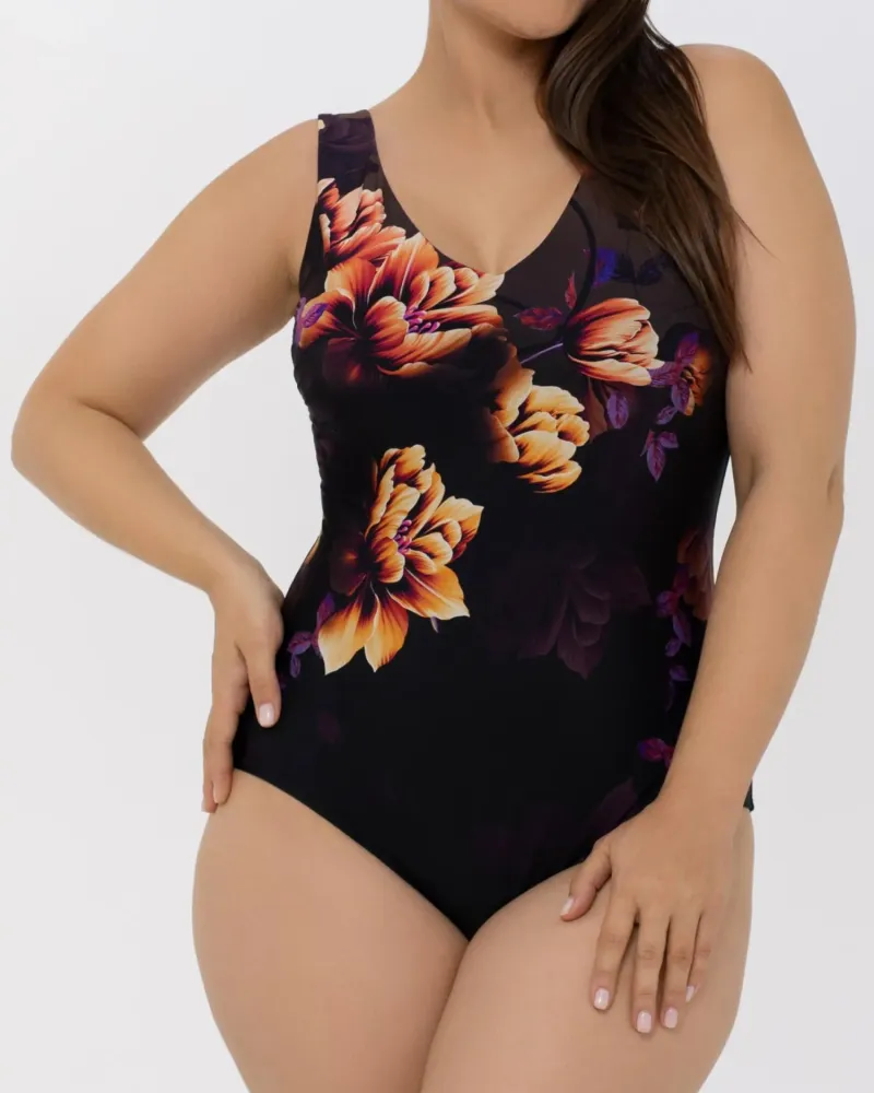 Цял бански без банел Flower Mania