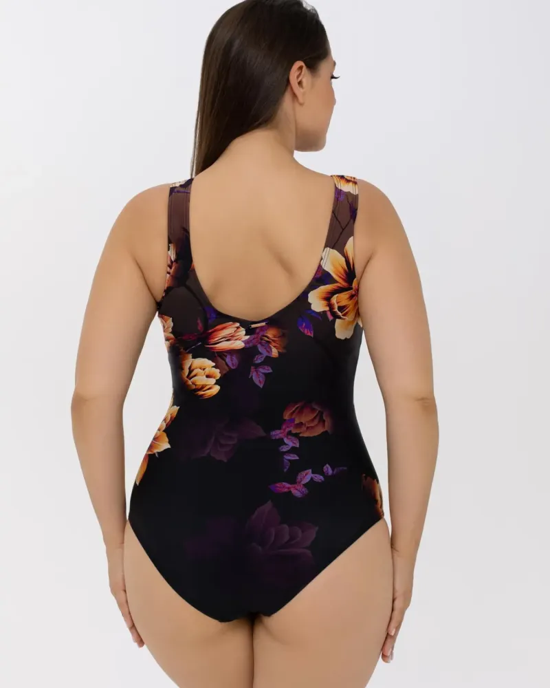 Цял бански без банел Flower Mania