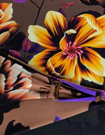 Бански долна част бразилиана с висока талия Flower Mania Бански долна част бразилиана с висока талия Flower Mania