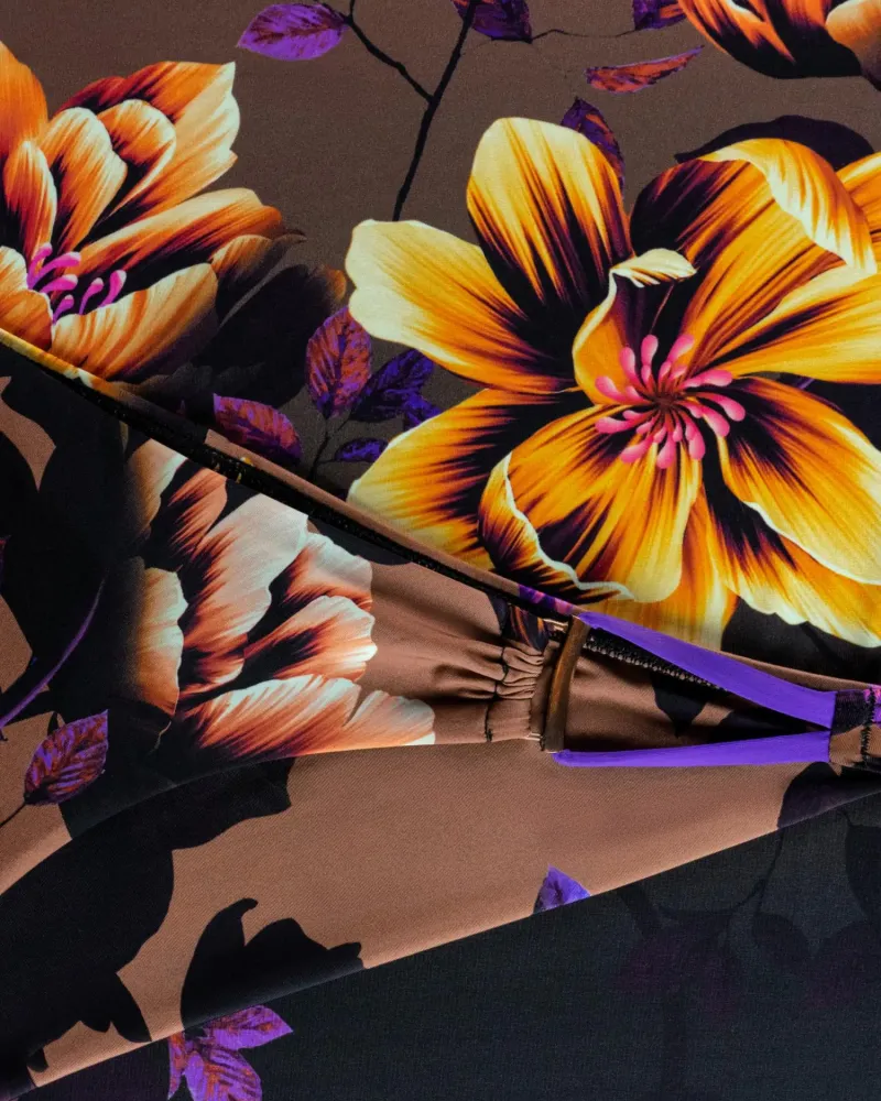 Бански долна част с връзки Flower Mania