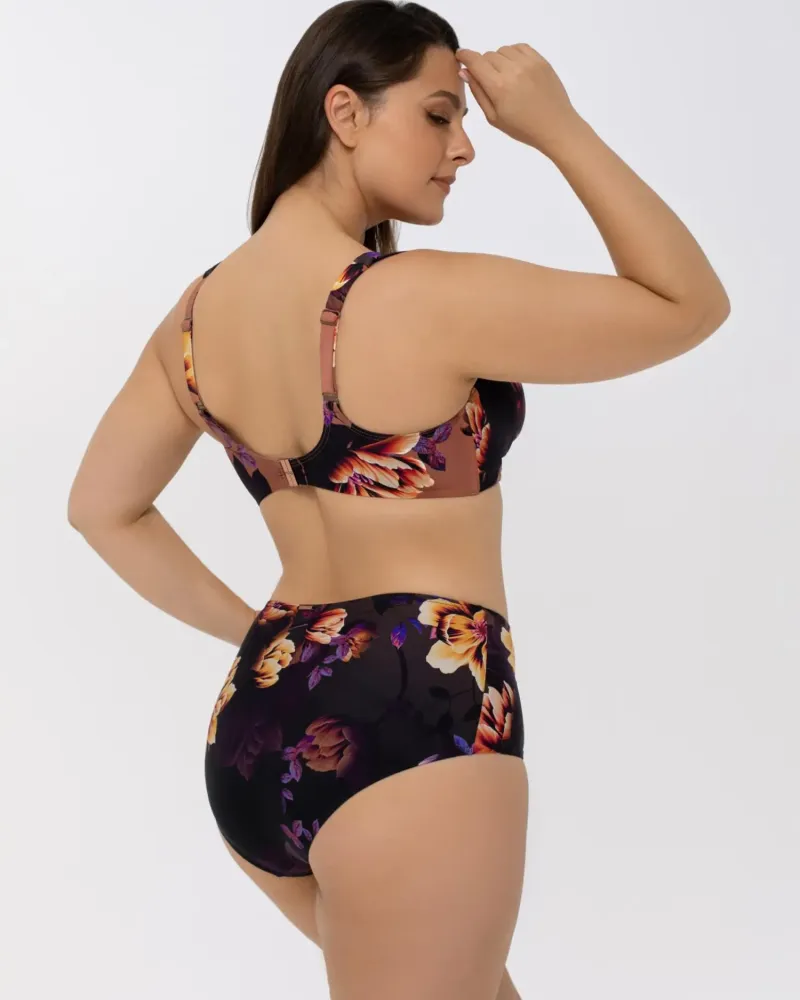 Бански долна част с висока талия  Flower Mania