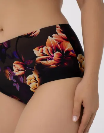 Бански долна част с висока талия  Flower Mania