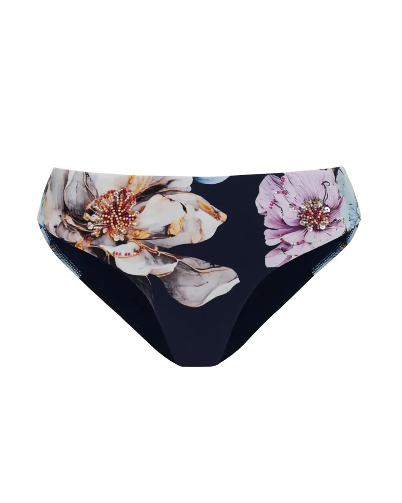 Бански долнище с изключителен принт Midnight Bloom