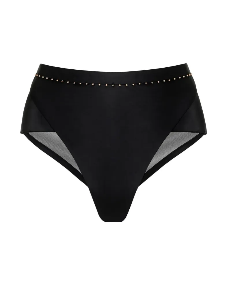 Бански долнище с висока талия Black Couture