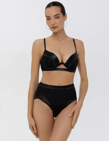 Бански долнище с висока талия Black Couture Бански долнище с висока талия Black Couture