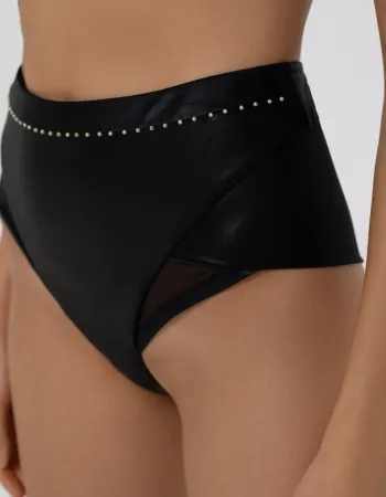 Бански долнище с висока талия Black Couture Бански долнище с висока талия Black Couture