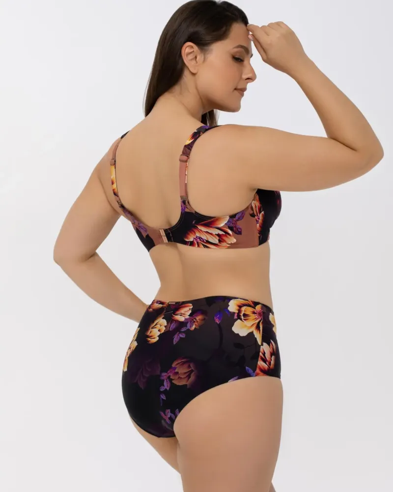 Бански горнище с меки чашки Flower Mania