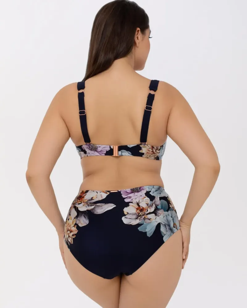 Горнище на бански с банелиMidnight Bloom