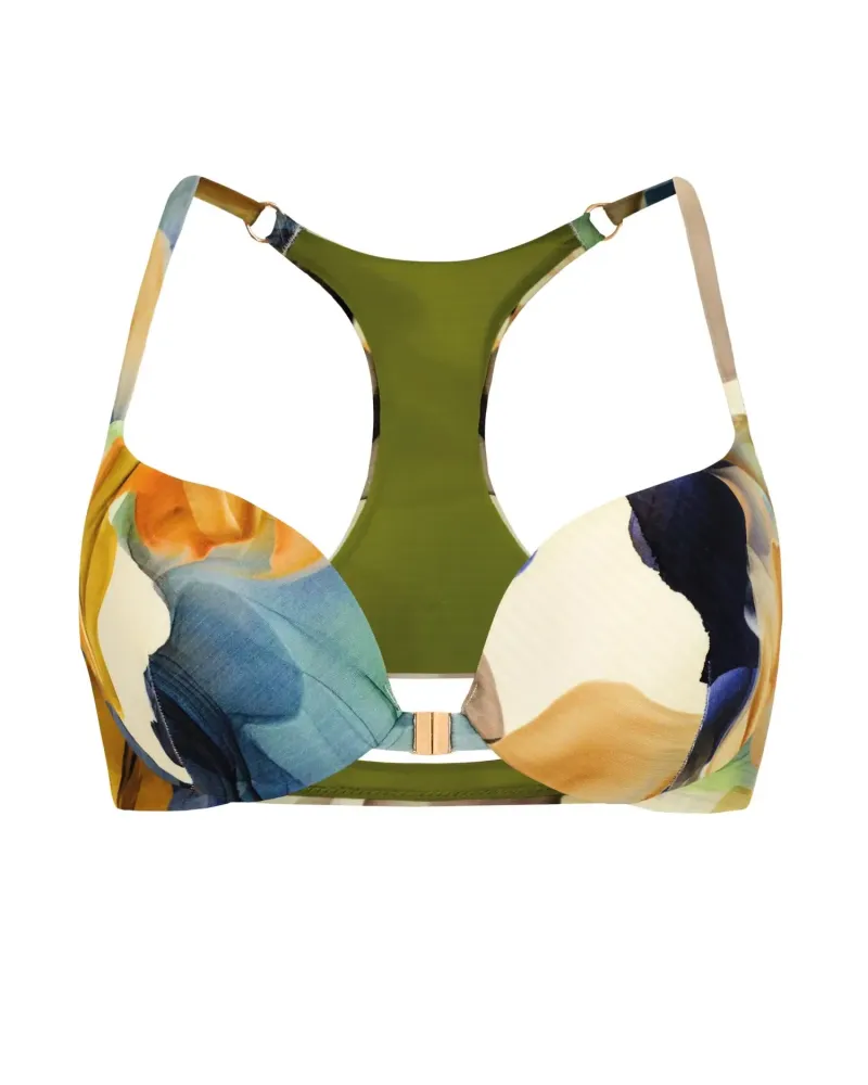 Горнище на бански с банели, предно закопчаване Symphonie