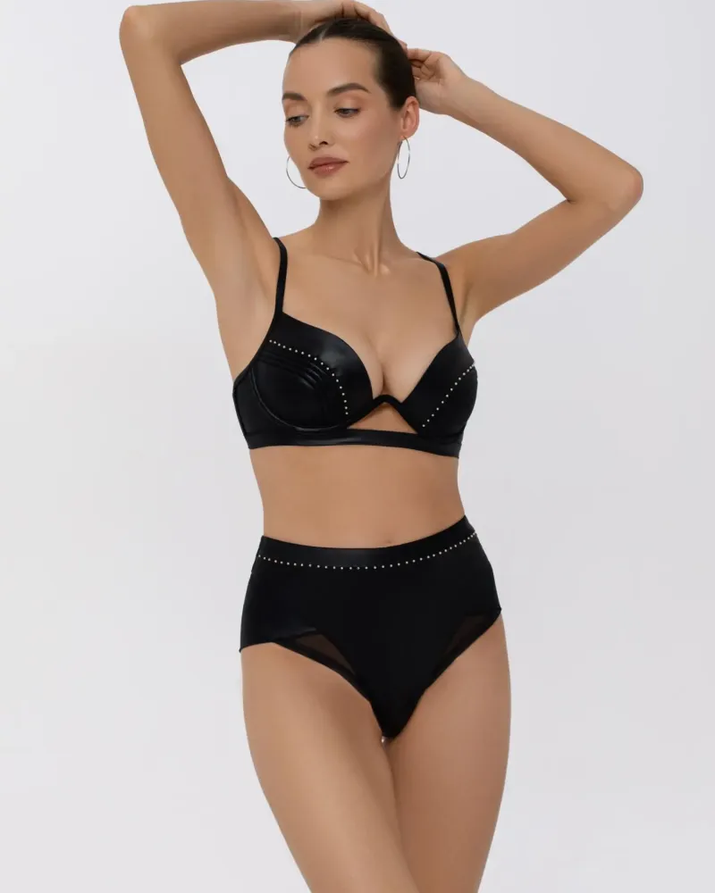 Горнище на бански с Push-Up ефект Black Couture