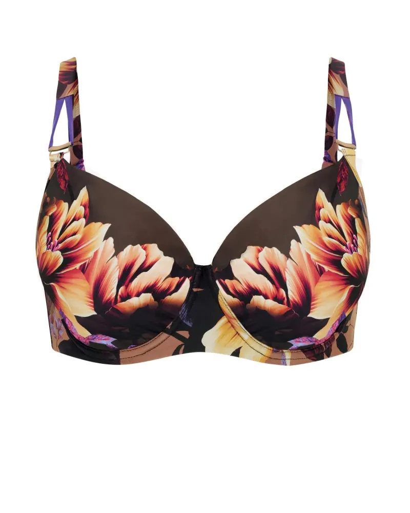 Бански горнище пълна чашка  Flower Mania