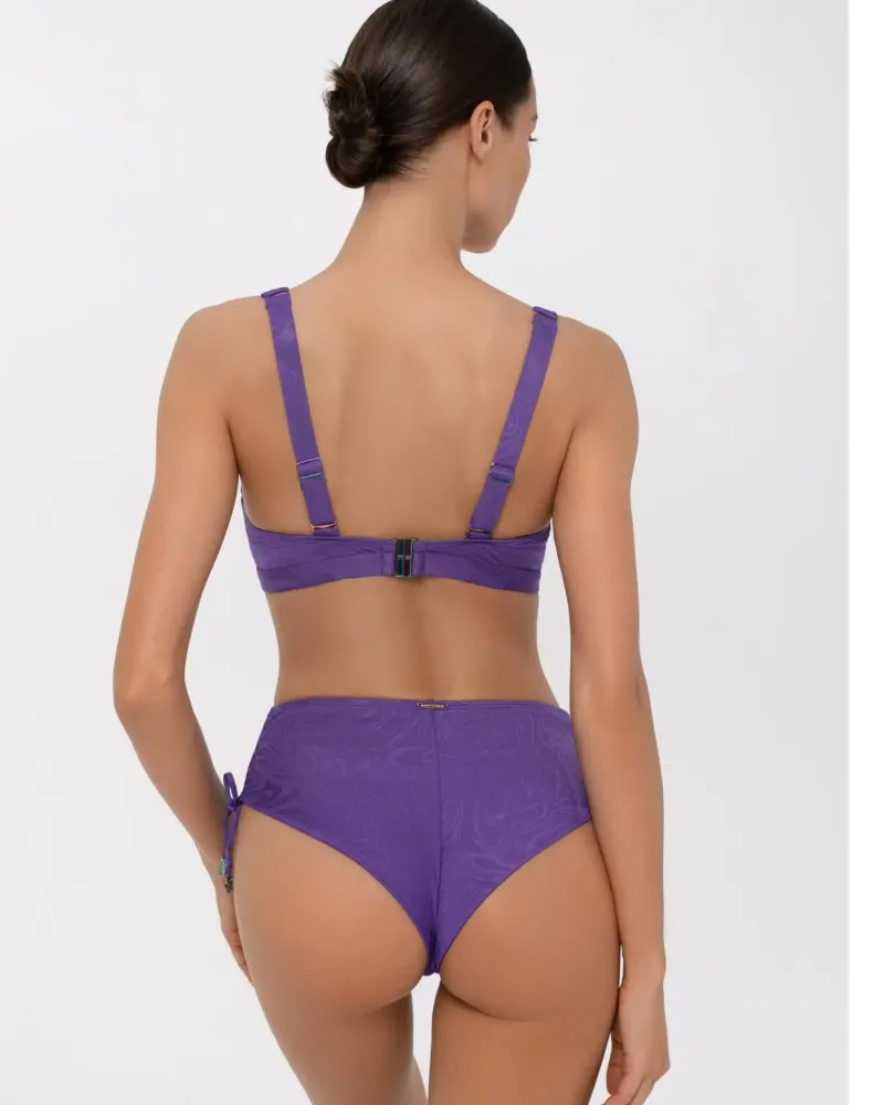 Бански горнище с банели и меки чашки Indigo