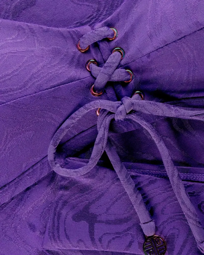 Бански горнище с банели и меки чашки Indigo