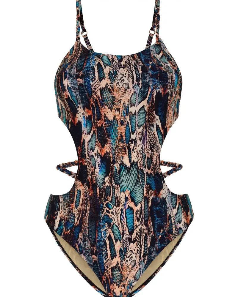 Цял бански с животински принт Sensual Skin