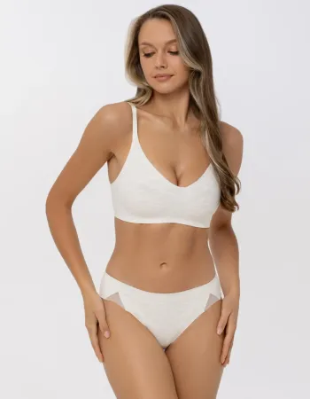 Бял сутиен без банели Lacy Skin Бял сутиен без банели Lacy Skin