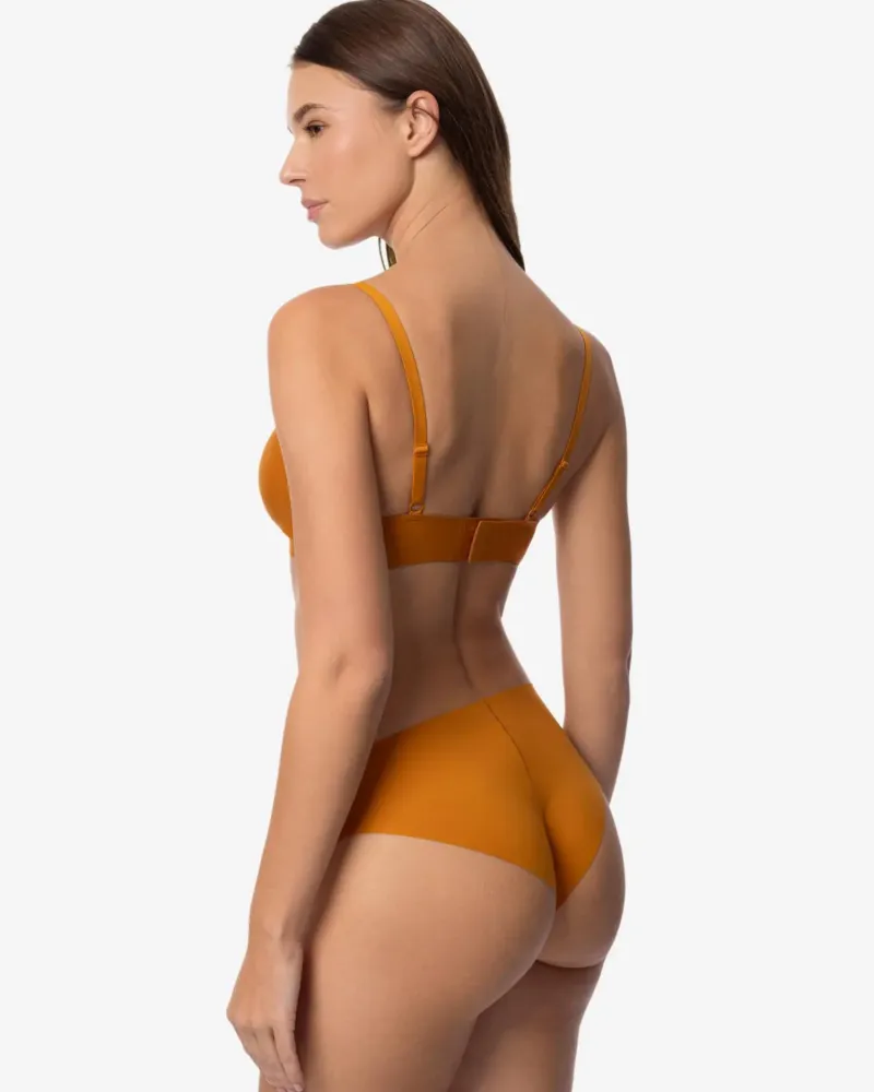 Безшевни бикини в оранжев цвят TENDER SKIN