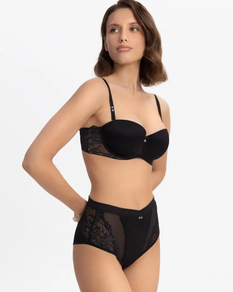 Бикини бразилиана с висока талия Enigma