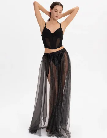 Дълга тюлена пола DEEP NIGHT