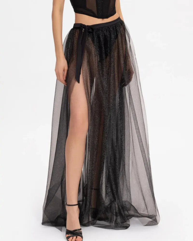 Дълга тюлена пола DEEP NIGHT