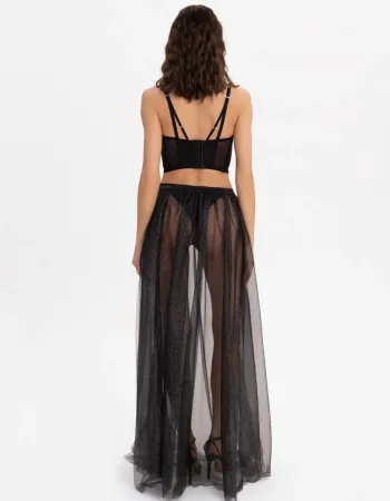 Дълга тюлена пола DEEP NIGHT