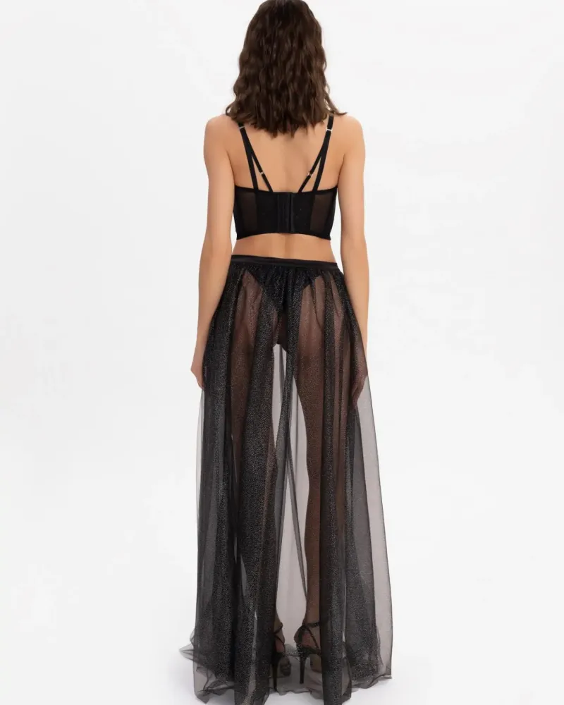 Дълга тюлена пола DEEP NIGHT