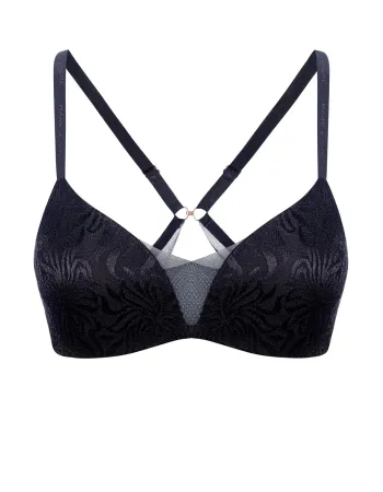 Сутиен с триъгълни чашки без банели Crystalline