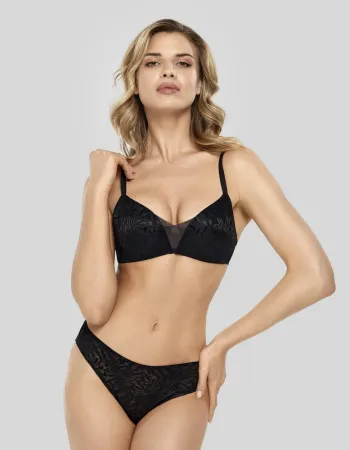 Сутиен с триъгълни чашки без банели Crystalline