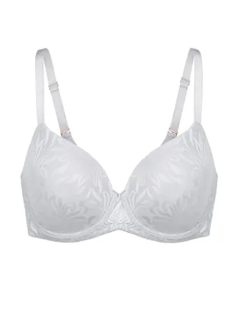 Сутиен с твърди чашки и банели Crystalline Silver