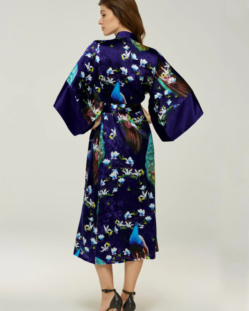 Копринено кимоно Silk Nightwear